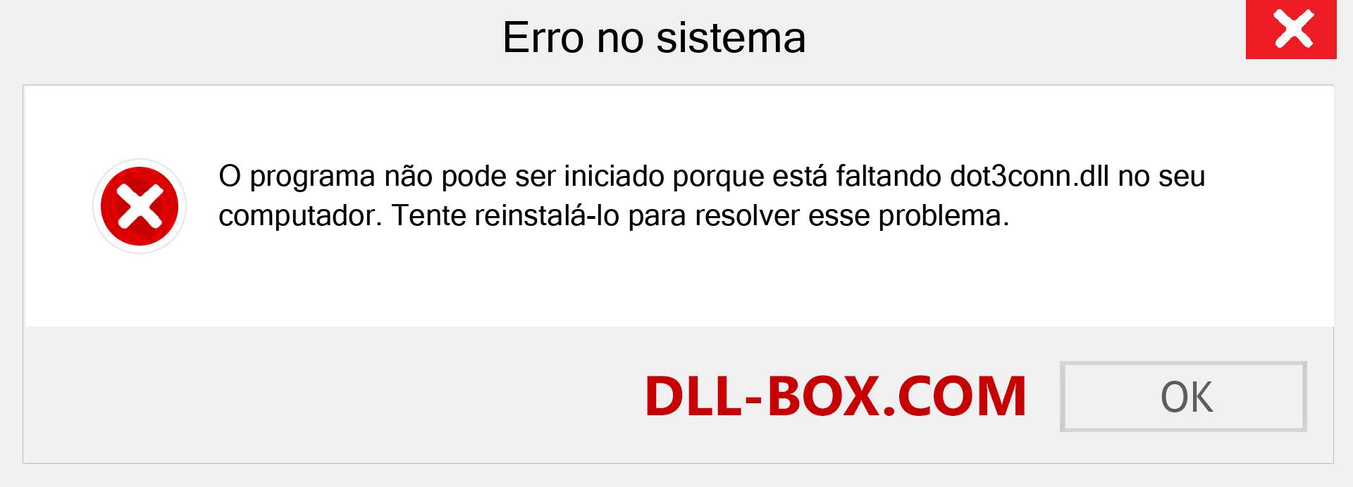 Arquivo dot3conn.dll ausente ?. Download para Windows 7, 8, 10 - Correção de erro ausente dot3conn dll no Windows, fotos, imagens